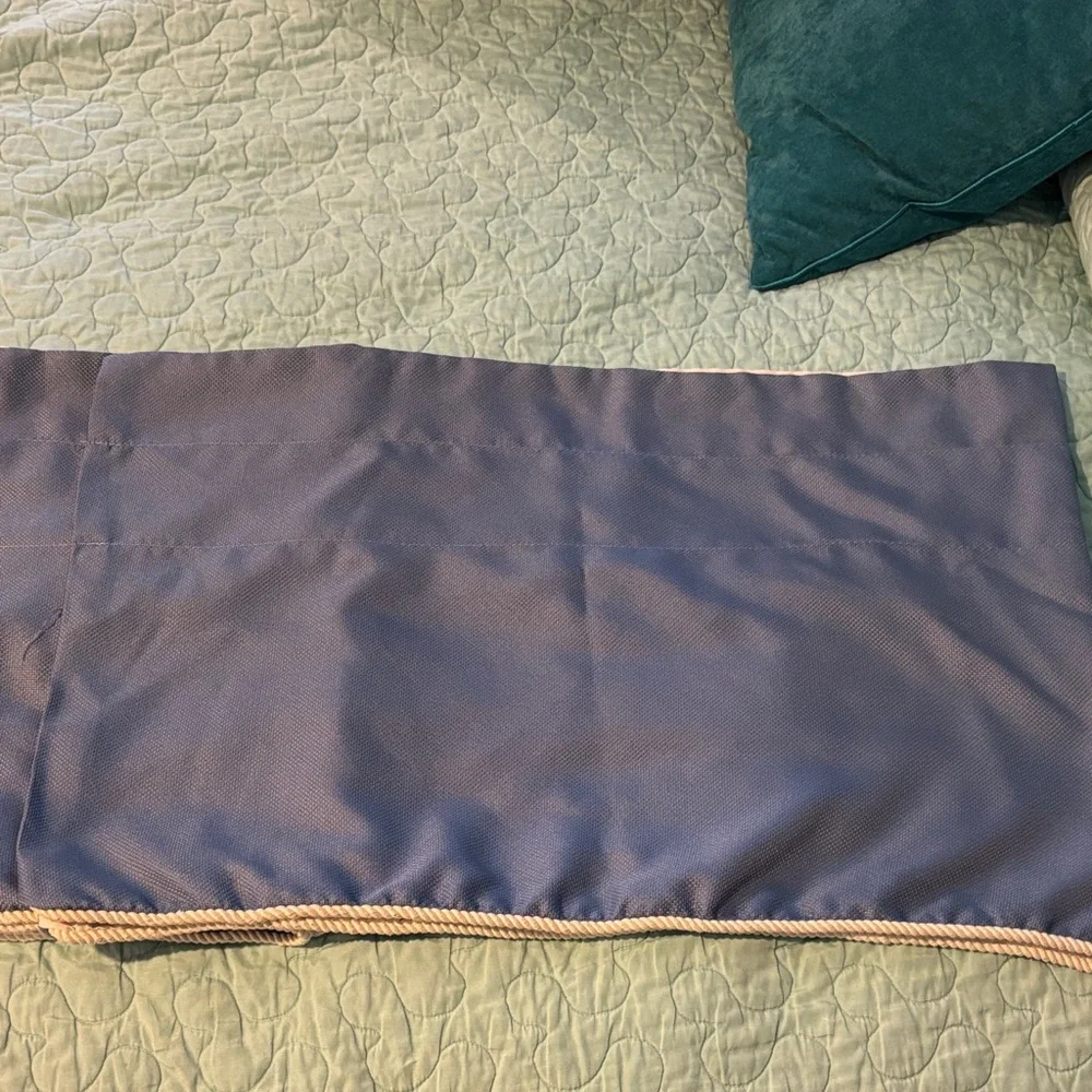 Set of 2 -Medium/Country Blue Window Valances
